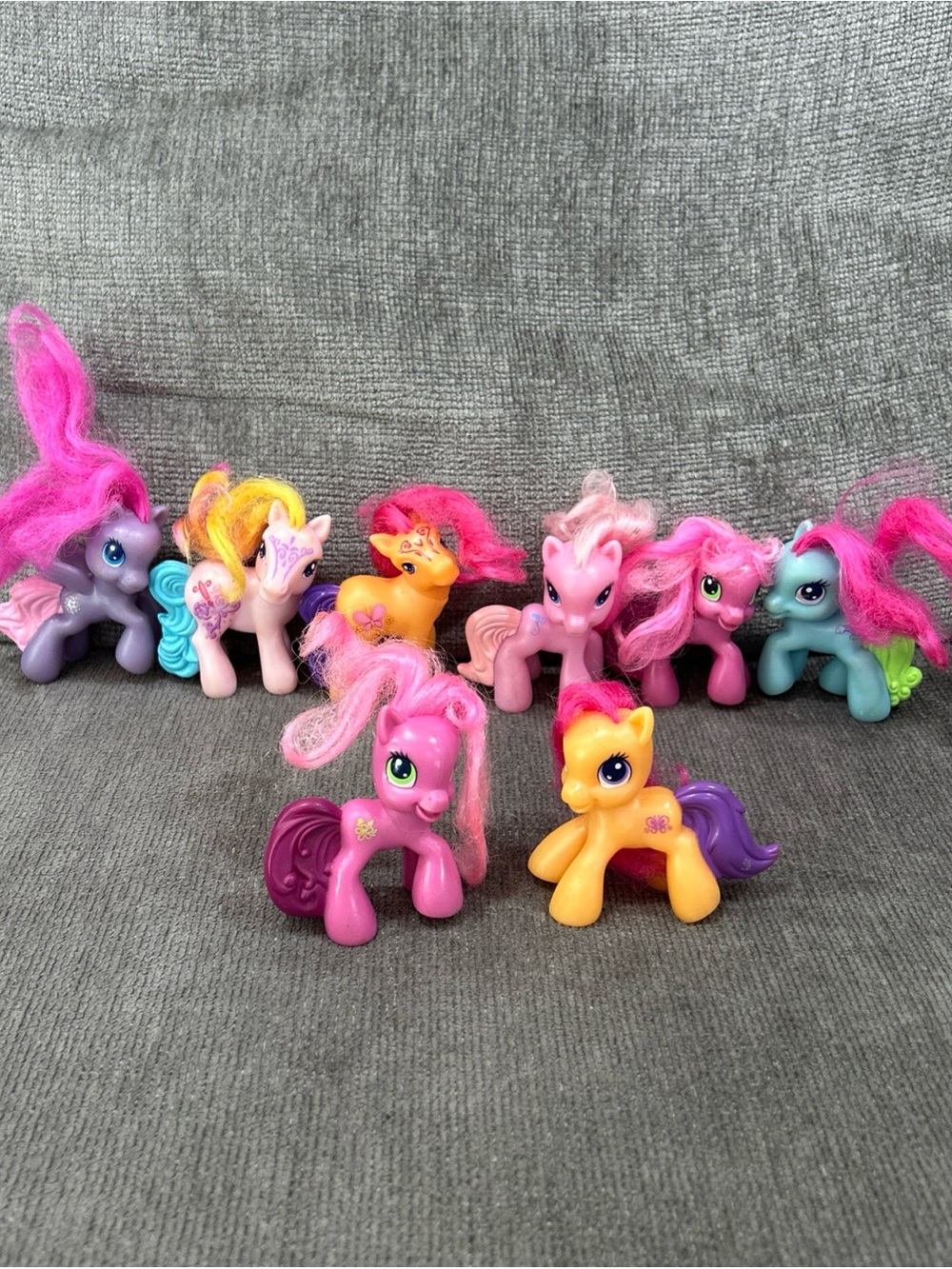 My Little Pony Figure Lot Of 8 McDonalds Rainbow Dash Cherilee Pinkie Pie 2009